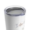 Tumbler 20oz - I Am A11y panda logo