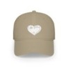 Low Profile Baseball Cap - I Am A11y heart logo