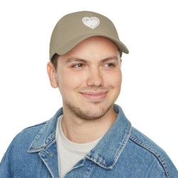 Low Profile Baseball Cap - I Am A11y heart logo