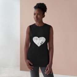 Unisex Barnard Tank - large I Am A11y panda logo