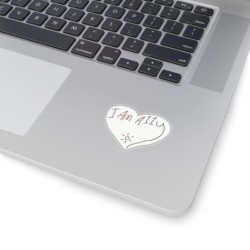 Kiss-Cut Stickers - I Am A11y heart logo