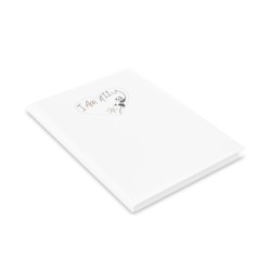 Hardcover Notebook with Puffy Covers - I Am A11y panda logo