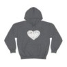 Unisex Heavy Blend™ Hooded Sweatshirt - large I Am A11y heart logo