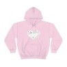 Unisex Heavy Blend™ Hooded Sweatshirt - large I Am A11y heart logo