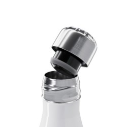 Stainless Steel Water Bottle, 17oz - I Am A11y heart logo