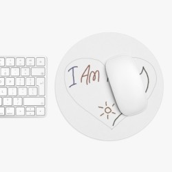 Mouse Pad - I Am A11y heart logo