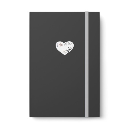 Color Contrast Notebook - Ruled - I Am A11y panda logo