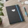 Color Contrast Notebook - I Am A11y heart logo